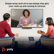 Afbeeldingen van Poly Studio X30 All-In-One Video Bar met TC8 Controller Kit
