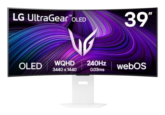 Picture of LG 39GX90SA-W computer monitor 99.1 cm (39") 3440 x 1440 pixels Wide Quad HD OLED White