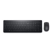 Picture of DELL KM3322W keyboard Mouse included Office RF Wireless AZERTY Belgian Black