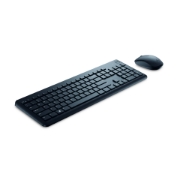 Picture of DELL KM3322W keyboard Mouse included Office RF Wireless AZERTY Belgian Black