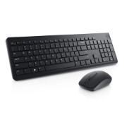 Picture of DELL KM3322W keyboard Mouse included Office RF Wireless AZERTY Belgian Black