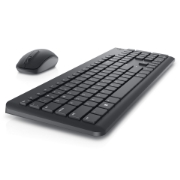 Picture of DELL KM3322W keyboard Mouse included Office RF Wireless AZERTY Belgian Black