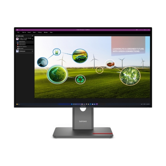 Afbeeldingen van Lenovo ThinkVision P27Q-40 LED display 68,6 cm (27") 2560 x 1440 Pixels Quad HD Zwart