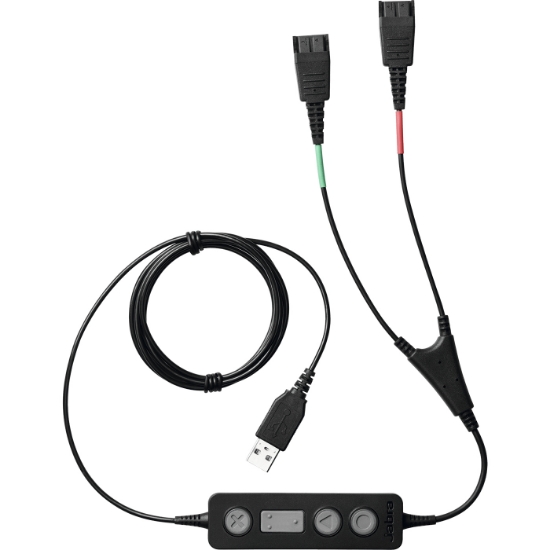Afbeeldingen van Jabra 265-09 audio kabel USB2.0 2x QD Zwart