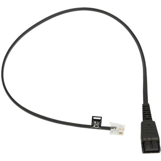 Afbeeldingen van Jabra 8800-00-25 telefoonkabel 0,5 m Zwart