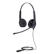 Image de Jabra 1519-0154 écouteur/casque Avec fil Arceau Bureau/Centre d'appels Bluetooth Noir