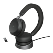 Afbeeldingen van Jabra Evolve2 75 Headset Draadloos Hoofdband Kantoor/callcenter Bluetooth Oplaadhouder Zwart