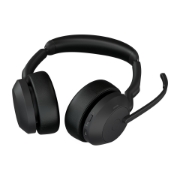Image de Jabra 25599-989-889 écouteur/casque Avec fil &sans fil Arceau Bureau/Centre d'appels Bluetooth Socle de chargement Noir