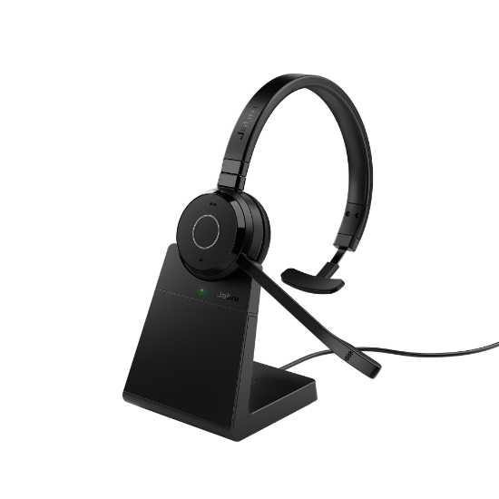 Image de Jabra Evolve 65 TE Casque Avec fil &sans fil Arceau Bureau/Centre d'appels USB Type-A Bluetooth Socle de chargement Noir