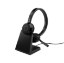 Afbeeldingen van Jabra Evolve 65 TE Headset Bedraad en draadloos Hoofdband Kantoor/callcenter USB Type-A Bluetooth Oplaadhouder Zwart