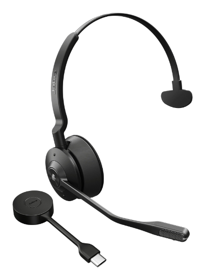 Image de Jabra Engage 55 SE Casque Sans fil Arceau Bureau/Centre d'appels Noir