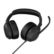 Image de Jabra Evolve2 50 Casque Avec fil Arceau Bureau/Centre d'appels USB Type-C / USB Type-A Bluetooth Noir