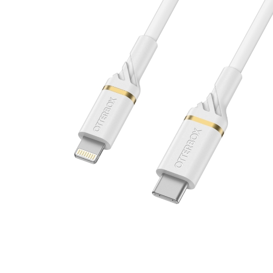 Picture of OtterBox Cable USB C-Lightning 2M USB-PD, Cloud Sky White
