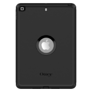 Afbeeldingen van OtterBox Defender Case voor iPad 7th/8th/9th gen, schokbestendig, ultra robuuste met ingebouwde schermbeschermer, 2x getest volgens militaire standaard, Zwart, Geen retailverpakking