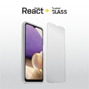 Afbeeldingen van OtterBox React + Trusted Glass Series voor Samsung Galaxy A12, transparant