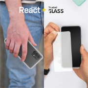 Afbeeldingen van OtterBox React + Trusted Glass Series voor Samsung Galaxy A12, transparant
