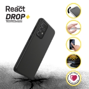Afbeeldingen van OtterBox React Series voor Samsung Galaxy A52/A52 5G, zwart - Geen retailverpakking