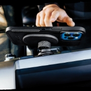 Image de OtterBox Support de ventilation pour voiture pour MagSafe, fixation solide sur le ventilateur de voiture avec MagSafe, conçu pour être facile, solide et sûr à installer, compatible iPhone 14/iPhone 13/iPhone 12 Series, Noir
