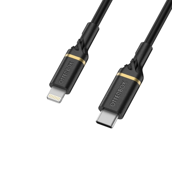 Afbeeldingen van OtterBox Cable USB C-Lightning 2M USB-PD, zwart