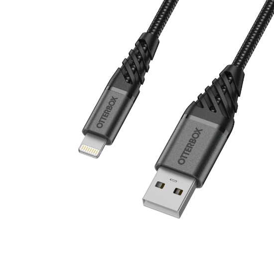 Afbeeldingen van OtterBox Premium Cable USB A-Lightning 2M, zwart
