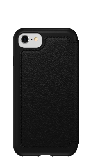 Afbeeldingen van OtterBox Strada Folio Series voor Apple iPhone SE (2nd gen)/8/7, zwart - Geen retailverpakking