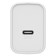 Afbeeldingen van OtterBox EU Wall Charger 30W GaN - 1X USB-C 30W USB-PD, Cloud Dust White