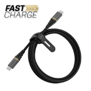 Afbeeldingen van OtterBox Premium Cable USB C-C 2M USB-PD, zwart