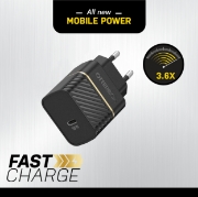 Afbeeldingen van OtterBox EU Wall Charger 30W GaN - 1X USB-C 30W USB-PD, zwart