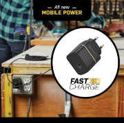 Afbeeldingen van OtterBox EU Wall Charger 30W GaN - 1X USB-C 30W USB-PD, zwart
