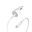 Picture of OtterBox Car Charger Bundle USB C 18W USB PD + USB C-Lightning Cable 1M, Cloud Dust White