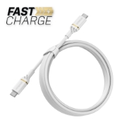 Image de OtterBox Cable USB C-C 2M USB-PD, Cloud Sky White