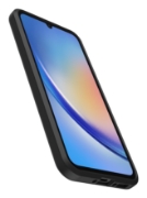 Afbeeldingen van OtterBox React-hoesje voor Galaxy A34 5G, schokbestendig, valbestendig, ultradun, beschermende, getest volgens militaire standaard, Antimicrobieel, Zwart, Geen retailverpakking