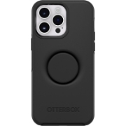 Afbeeldingen van OtterBox Otter+Pop Case voor iPhone 14 Pro, Schokbestendig, Valbestendig, Beschermhoes met PopSockets PopGrip, 3x getest volgens militaire standaard, Antimicrobieel, Zwart