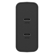 Afbeeldingen van OtterBox EU Wall Charger 50W - 1X USB-C 30W + 1X USB-C 20W USB-PD, zwart