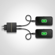 Afbeeldingen van OtterBox EU Wall Charger 50W - 1X USB-C 30W + 1X USB-C 20W USB-PD, zwart
