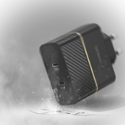 Afbeeldingen van OtterBox EU Wall Charger 50W - 1X USB-C 30W + 1X USB-C 20W USB-PD, zwart