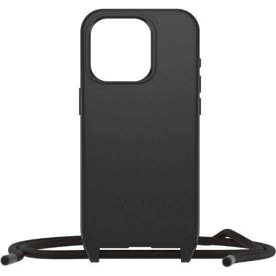 Afbeeldingen van OtterBox React Series Necklace MagSafe voor iPhone 15 Pro, Black