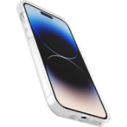 Image de OtterBox Symmetry+ Transparente Coque pour iPhone 14 Pro pour MagSafe, Antichoc, anti-chute, fine, supporte 3 x plus de chutes que la norme militaire, antimicrobien, Clear, livré sans emballage