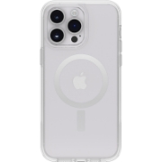 Image de OtterBox Symmetry+ Transparente Coque pour iPhone 14 Pro pour MagSafe, Antichoc, anti-chute, fine, supporte 3 x plus de chutes que la norme militaire, antimicrobien, Clear, livré sans emballage