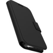 Afbeeldingen van OtterBox Strada Via Case voor iPhone 14 Pro, Schokbestendig, Valbestendig, Slank, Soft Touch Beschermende Folio Case met Kaarthouder, 2x Getest volgens Militaire Standaard, Zwart