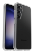 Afbeeldingen van OtterBox React-hoesje voor Galaxy S23, schokbestendig, valbestendig, ultradun, beschermende, getest volgens militaire standaard, Antimicrobieel, Clear