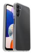Afbeeldingen van OtterBox React-hoesje voor Galaxy A14 5G, schokbestendig, valbestendig, ultradun, beschermende, getest volgens militaire standaard, Antimicrobieel, Clear