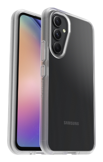 Afbeeldingen van OtterBox Drop Protection-bundel voor Galaxy A54 5G; React doorzichtige behuizing getest volgens militaire standaard en prestatie glazen schermbeschermer 2x antikrastechnologie