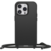 Picture of OtterBox React Necklace Case with MagSafe for iPhone 14 Pro Max, Ultra-Slim, Protective Case with Adjustable and Detachable Necklace Strap, Tested to Military Standard, Black