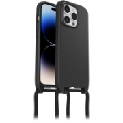 Picture of OtterBox React Necklace Case with MagSafe for iPhone 14 Pro Max, Ultra-Slim, Protective Case with Adjustable and Detachable Necklace Strap, Tested to Military Standard, Black