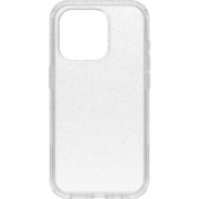 Afbeeldingen van OtterBox Symmetry Clear Series voor iPhone 15 Pro, Stardust (Clear Glitter)