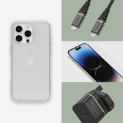 Afbeeldingen van OtterBox Symmetry Clear Series voor iPhone 15 Pro, Stardust (Clear Glitter)