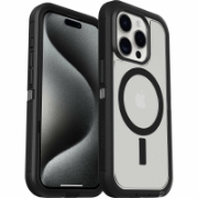 Image de OtterBox Defender Series XT pour iPhone 15 Pro, Dark Side (Clear / Black)