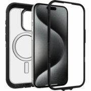 Image de OtterBox Defender Series XT pour iPhone 15 Pro, Dark Side (Clear / Black)
