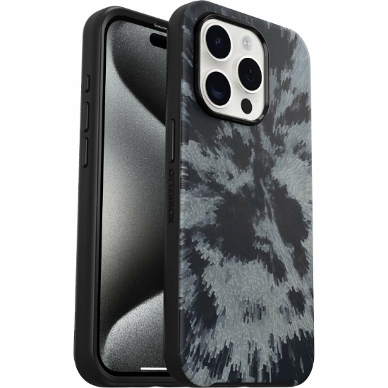 Afbeeldingen van OtterBox Symmetry Series for MagSafe voor iPhone 15 Pro, Burnout Sky (Black)